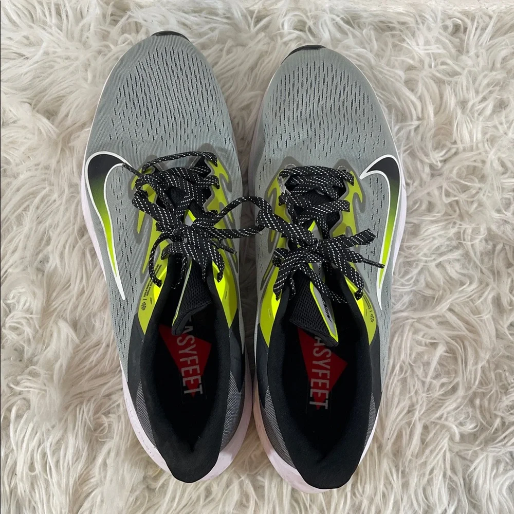 NIKE Air Zoom Winflo 7 'Smoke Grey Volt' Running Trainers Sneakers Size 12 - Picture 7 of 13